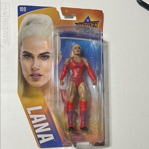 WWE SummerSlam Lana Figure in Red and Blue